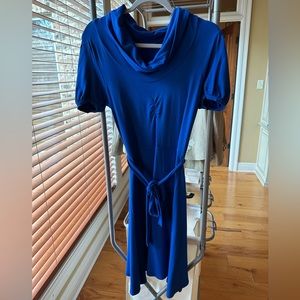 Antonio Melani royal blue cowl neck dress size XSmall